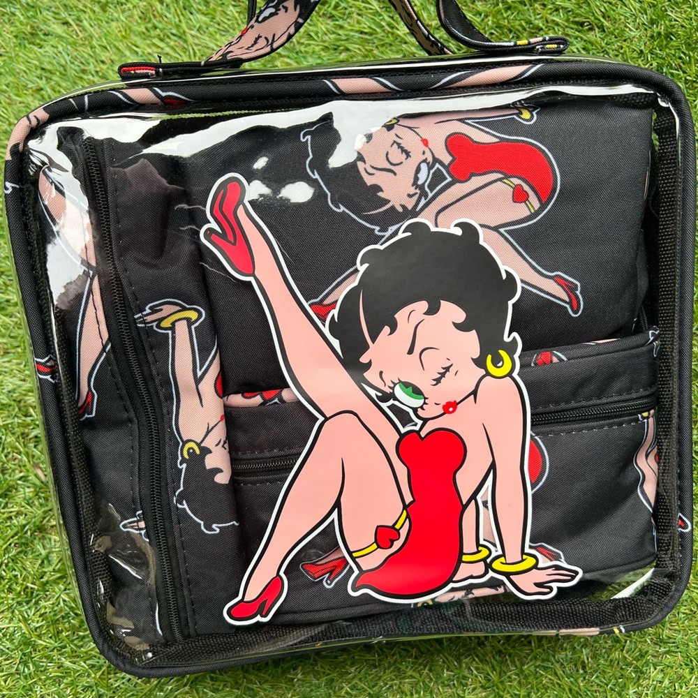 Betty Boop 4pc nested cosmetic bag set